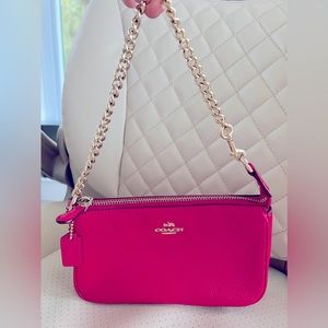 Coach NOLITA Wristlet Fuschia Hot Pink